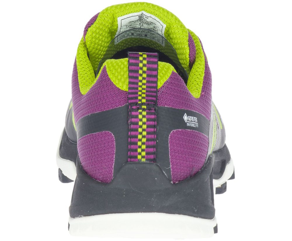 Merrell Vandresko Dame - Mqm Flex 2 Gore-Tex® - Sort/Lilla - NJR143206